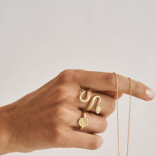 Load image into Gallery viewer, TEMPLE OF THE SUN: ARIA RING - GOLD VERMEIL