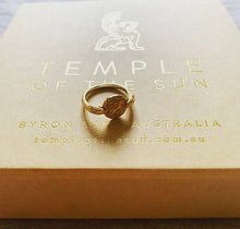 Load image into Gallery viewer, TEMPLE OF THE SUN: ARIA RING - GOLD VERMEIL