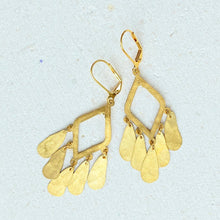 Load image into Gallery viewer, WE DREAM IN COLOUR: ELYSIA EARRINGS - BRASS