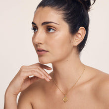 Load image into Gallery viewer, TEMPLE OF THE SUN: SURA ‘EMERALD’ -GOLD VERMEIL