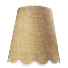 Load image into Gallery viewer, LIGHT SHADE: SCALLOP PENDANT SHADE - L/XL (PICK UP IN STORE ONLY)