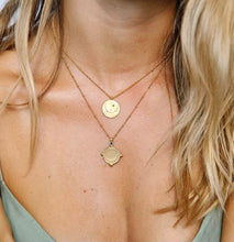 Load image into Gallery viewer, TEMPLE OF THE SUN: SURA ‘EMERALD’ -GOLD VERMEIL