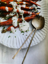 Load image into Gallery viewer, NDI: BRASS SALAD SERVERS