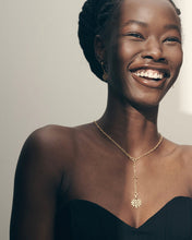 Load image into Gallery viewer, TEMPLE OF THE SUN: ARINNA LARIAT NECKLACE - GOLD