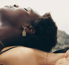 Load image into Gallery viewer, TEMPLE OF THE SUN: MENA EARRINGS - GOLD VERMEIL