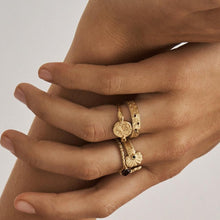 Load image into Gallery viewer, TEMPLE OF THE SUN: ARIA RING - GOLD VERMEIL