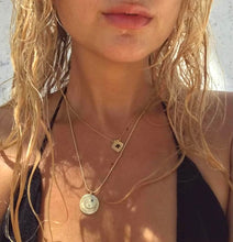 Load image into Gallery viewer, TEMPLE OF THE SUN: CELESTE NECKLACE-GOLD VERMEIL