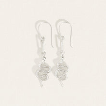 Load image into Gallery viewer, TEMPLE OF THE SUN: CAMILA EARRINGS - SILVER