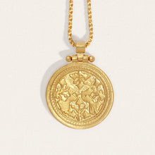 Load image into Gallery viewer, TEMPLE OF THE SUN: PEACOCK NECKLACE - GOLD VERMEIL