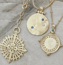 Load image into Gallery viewer, TEMPLE OF THE SUN: AGNI NECKLACE -GOLD VERMEIL