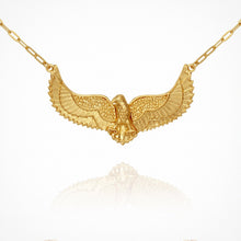 Load image into Gallery viewer, TEMPLE OF THE SUN: EAGLE NECKLACE - GOLD