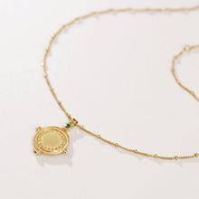 Load image into Gallery viewer, TEMPLE OF THE SUN: SURA ‘EMERALD’ -GOLD VERMEIL