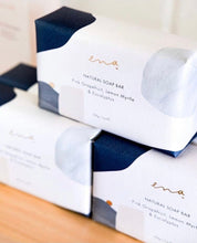Load image into Gallery viewer, ENA:NATURAL SOAP BAR- Pink Grapefruit, Lemon Myrtle & Eucalyptus 200gm