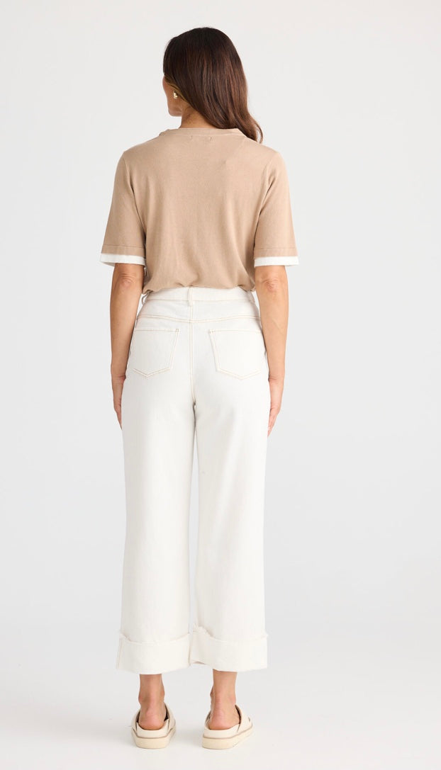 BRAVE & TRUE: LEROY PANT - MILK