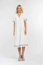 Load image into Gallery viewer, 365 DAYS: FOLKLORE DRESS - WHITE
