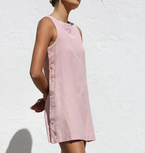 Load image into Gallery viewer, MOSS: BOBBY SHIFT DRESS- BABY PINK
