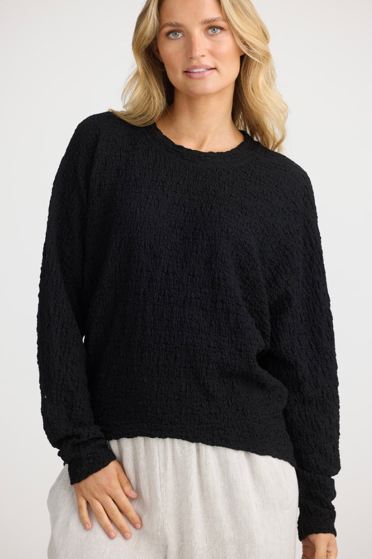 SHANTY: KALO TOP - BLACK