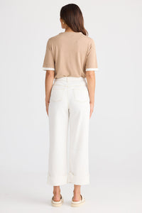 BRAVE & TRUE: LEROY PANT - MILK