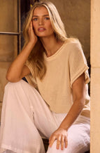 Load image into Gallery viewer, SHANTY: ISSA KNIT TEE - NATURAL
