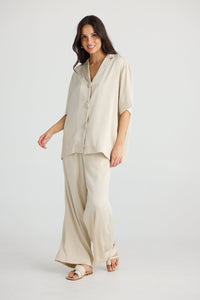 BRAVE & TRUE: DANA PANTS - OYSTER