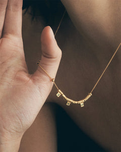 TEMPLE OF THE SUN: HEBE NECKLACE - GOLD VERMEIL