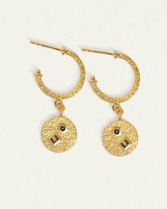 TEMPLE OF THE SUN: ETNA EARRINGS - GOLD VERMEIL