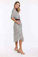 Load image into Gallery viewer, 365 DAYS: SUNDAY SPOT SHIRT DRESS - SKY BLUE/CHOCOLATE
