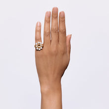 Load image into Gallery viewer, CLEOPATRAS BLING: KI RING IN CITRINE - 18K GOLD PLATED
