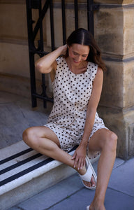BRAVE & TRUE: EDEN SHORT - CHOCOLATE POLKA DOT