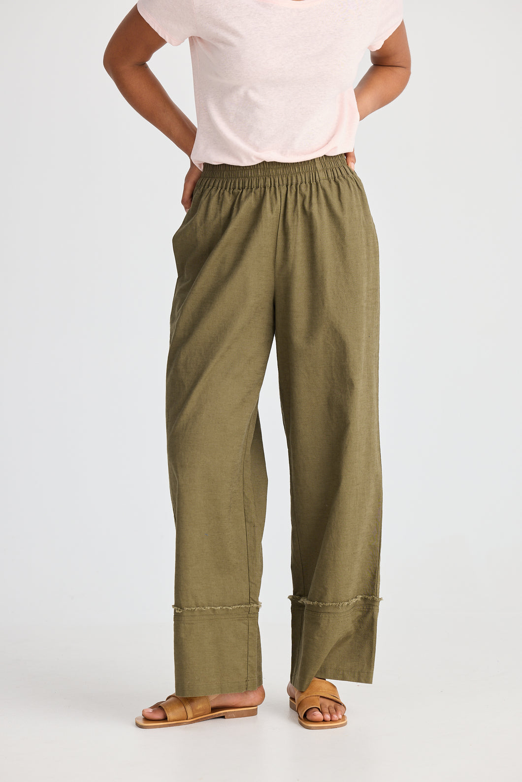 SHANTY: SIENNA PANT- KHAKI