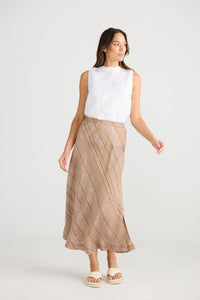 SHANTY: SICILY SKIRT - DIEGO STRIPE