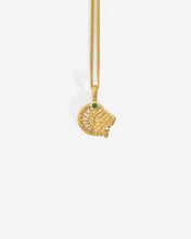 Load image into Gallery viewer, TEMPLE OF THE SUN: BABYLON SMALL LION NECKLACE - GOLD VERMEIL
