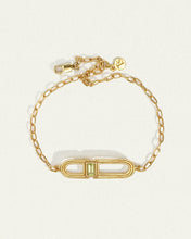 Load image into Gallery viewer, TEMPLE OF THE SUN: VAULT BRACELET WITH PERIDOT - GOLD
