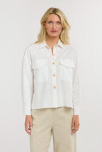 Load image into Gallery viewer, 365 DAYS: MAVERICK LINEN SHIRT - WHITE/PINK
