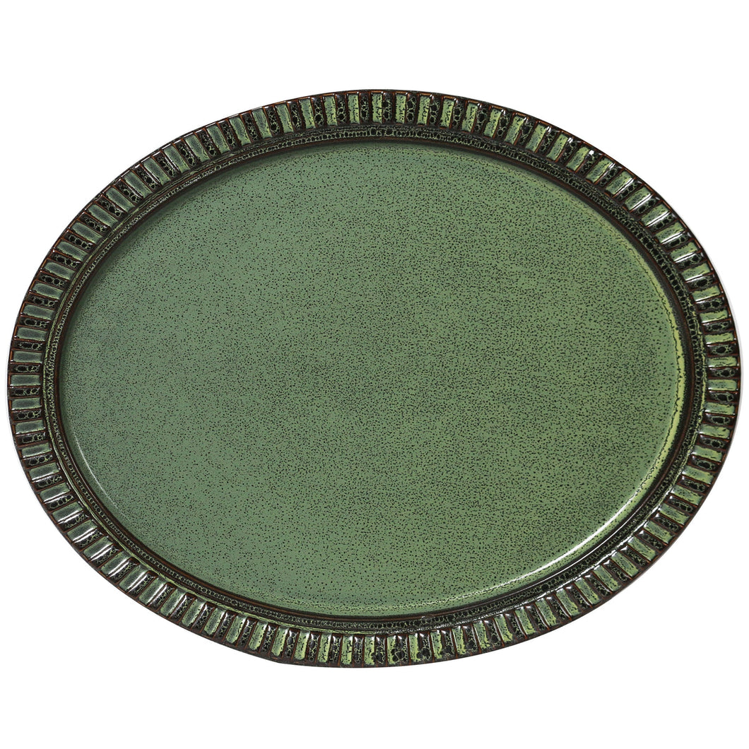 ROBERT GORDON: ADELAIDE OVAL PLATTER - GREEN 35cm