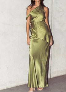 MOSS: CLAUDIA SKIRT - OLIVE