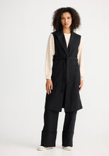 Load image into Gallery viewer, SHANTY: NOA LONG VEST - BLACK
