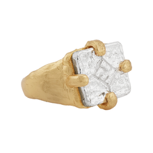 Load image into Gallery viewer, CLEOPATRA’S BLING - PARIAN SIGNET RING - 18K GOLD PLATED
