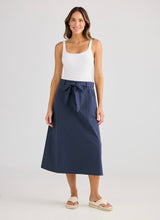 Load image into Gallery viewer, HOLIDAY: SAND DOLLAR SKIRT - NAVY
