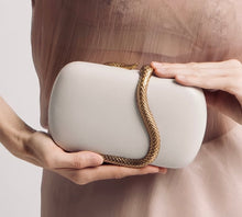 Load image into Gallery viewer, MISS MOSS: HUTTON SNAKE CLUTCH BAGS
