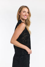 Load image into Gallery viewer, 365 DAYS: PHILLIPA LACE &amp; LOCKET TANK - BLACK
