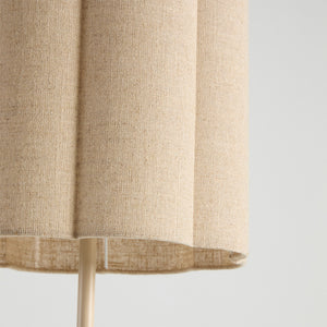 AMALFI: TALSTONE LINEN FLOOR LAMP - NATURAL