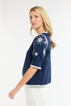 Load image into Gallery viewer, 365 DAYS: WILLOW TOP - NAVY &amp; WHITE
