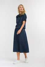 Load image into Gallery viewer, 365 DAYS: EASTON DENIM SKIRT - INDIGO
