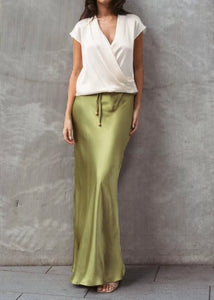 MOSS: CLAUDIA SKIRT - OLIVE