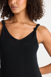 SHANTY: DOLCETTO KNIT DRESS - BLACK