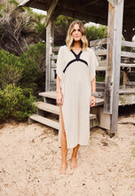 Load image into Gallery viewer, HOLIDAY: LUMA KAFTAN - NATURAL/BLACK
