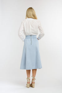 365 DAYS:DAKOTA SKIRT - ICE BLUE