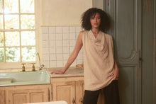 Load image into Gallery viewer, SHANTY: TOVA KNIT TANK - LATTE
