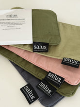 Load image into Gallery viewer, SALUS: AROMATHERAPY EYE PILLOW - CHARCOAL (*NEW washable &amp; removable cover)
